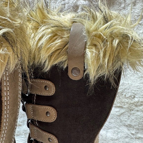 Sorel JOAN OF ARCTIC WOMEN'S Faux Fur WATERPROOF Snow BOOT size 6 - Picture 13 of 16